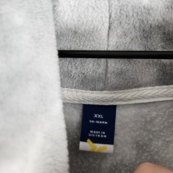 Old Navy Gray White Funnel Neck Pullover XXL - Picture 6 of 7